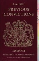 Couverture du livre « Previous Convictions » de Gill A A aux éditions Orion Digital