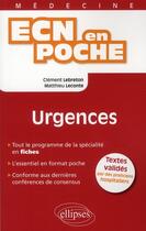 Couverture du livre « Urgences » de Lebreton/Leconte aux éditions Ellipses