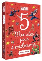 Couverture du livre « 5 minutes pour s'endormir : super-héros » de Marvel aux éditions Disney Hachette