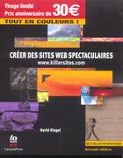 Couverture du livre « Creer Des Sites Web Spectaculaires » de David Siegel aux éditions Campuspress