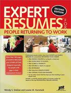 Couverture du livre « Expert Resumes for People Returning to Work » de Louise Kursmark et Wendy Enelow aux éditions Jist Publishing