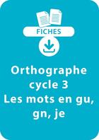 Couverture du livre « Conscience phonologique et compétences orthographiques au cycle 3 » de Dorso/Caron aux éditions Retz