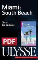 Couverture du livre « Miami : South Beach » de  aux éditions Ulysse