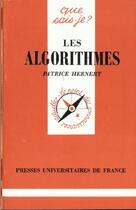 Couverture du livre « Algorithmes (les) » de Hernert P aux éditions Que Sais-je ?
