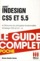 Couverture du livre « Indesign CS5 et 5.5 et les ePub » de Nicolas Boudier-Ducloy aux éditions Micro Application