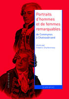 Couverture du livre « Portraits d'hommes et de femmes remarquables de commynes a chateaubriand » de Frederic Charbonneau aux éditions Klincksieck