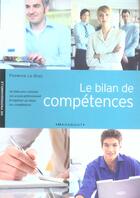 Couverture du livre « Le Bilan De Competences » de Florence Le Bras aux éditions Marabout