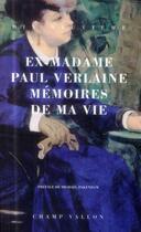 Couverture du livre « Mémoires de ma vie » de Mathilde Maute aux éditions Champ Vallon