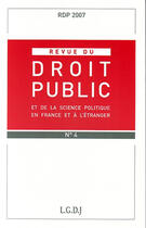 Couverture du livre « Revue du droit public n 5 2005 » de  aux éditions Lgdj