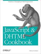 Couverture du livre « JavaScript et DHTML cookbook » de Danny Goodman aux éditions O Reilly & Ass