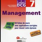 Couverture du livre « Management 2015-2016 (6e édition) » de Pascal Roulle et Andre Cavagnol aux éditions Gualino