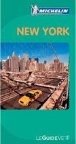 Couverture du livre « Le guide vert ; New York » de Collectif Michelin aux éditions Michelin