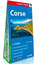 Couverture du livre « Corse 1/150.000 (carte en papier) » de  aux éditions Expressmap