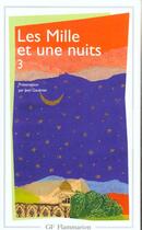 Couverture du livre « Les mille et une nuits t.3 » de Anonyme aux éditions Flammarion