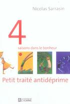 Couverture du livre « Petit traite antideprime » de Nicolas Sarrasin aux éditions Editions De L'homme