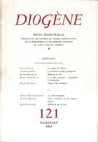 Couverture du livre « Diogene 121 » de Collectifs Gallimard aux éditions Gallimard