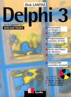 Couverture du livre « Delphi 3.0 » de Dick Lantim aux éditions Eyrolles