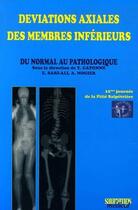 Couverture du livre « Deviations axiales des memres inferieurs » de Catonne Sari aux éditions Sauramps Medical