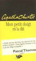 Couverture du livre « Mon petit doigt m'a dit » de Agatha Christie aux éditions Editions Du Masque
