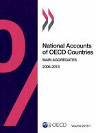 Couverture du livre « National accounts of OECD countries ; main aggregates, 2006-2013 » de Ocde aux éditions Ocde