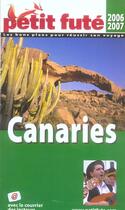 Couverture du livre « ILES CANARIES (édition 2006/2007) » de Collectif Petit Fute aux éditions Le Petit Fute