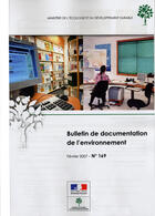 Couverture du livre « Bulletin de documentation de l'environnement n.169 » de  aux éditions Documentation Francaise