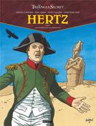 Couverture du livre « Le triangle secret - Hertz Tome 5 : la troisième mort de l'empereur » de Didier Convard et Denis Falque et Collectif aux éditions Glenat