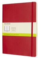 Couverture du livre « Carnet blanc très grand format souple scarlet » de  aux éditions Moleskine