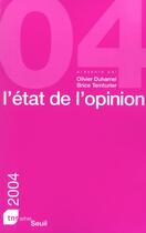 Couverture du livre « L'etat de l'opinion (2004) » de Tns Sofres aux éditions Seuil