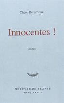 Couverture du livre « Innocentes ! » de Claire Devarrieux aux éditions Mercure De France