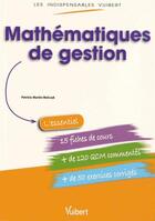 Couverture du livre « Mathématiques de gestion » de Patricia Martin-Wolczyk aux éditions Vuibert