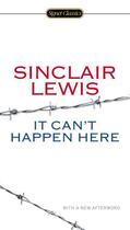 Couverture du livre « It Can't Happen Here » de Sinclair Lewis aux éditions Penguin Group Us
