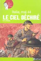Couverture du livre « Italie, mai 44 ; le ciel déchiré » de Guy Jimenes aux éditions Nathan