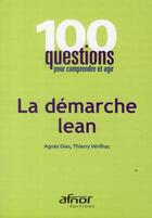 Couverture du livre « La démarche lean » de Thierry Verilhac aux éditions Afnor Editions