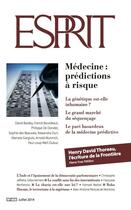 Couverture du livre « Esprit ; juillet 2014 ; médecine : prédictions à risque » de Revue Esprit aux éditions Revue Esprit