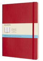 Couverture du livre « Carnet pointillé très grand format souple scarlet » de  aux éditions Moleskine