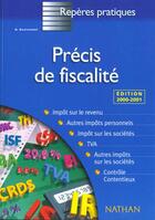 Couverture du livre « Precis De Fiscalite 2000-2001 » de Georges Sauvageot aux éditions Nathan