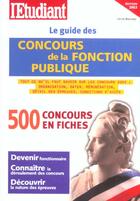 Couverture du livre « Le guide des concours de la fonction publique (édition 2003) » de Celine Manceau aux éditions L'etudiant
