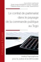 Couverture du livre « Le contrat de partenariat dans le paysage de la commande publique au Togo » de  aux éditions Ifjd