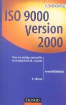 Couverture du livre « Iso 9000 version 2000 » de Mitonneau-H aux éditions Dunod