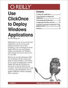 Couverture du livre « Use ClickOnce to Deploy Windows Applications » de Lee Wei-Meng aux éditions O Reilly