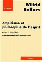 Couverture du livre « Empirisme et philosophie de l'esprit » de Wilfrid Sellars aux éditions Eclat