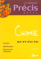 Couverture du livre « Precis Chimie Chimie Mp Pt Psi » de Jacques Mesplede aux éditions Breal