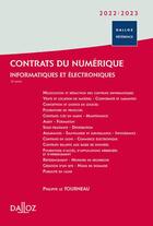 Couverture du livre « Contrats du numérique : informatiques et électroniques (édition 2022/2023) » de  aux éditions Dalloz