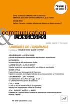 Couverture du livre « Communication & Langages t.214 : pourquoi certaines connaissances sont-elles minorées ou invisibles ? (édition 2022) » de  aux éditions Puf