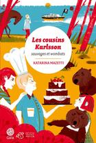 Couverture du livre « Les cousins Karlsson t.2 : sauvages et wombats » de Katarina Mazetti aux éditions Editions Thierry Magnier