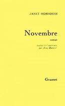 Couverture du livre « Novembre » de Janet Hobhouse aux éditions Grasset Et Fasquelle