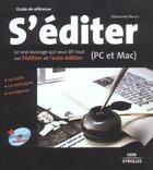 Couverture du livre « S'editer (pc et mac) » de Sebastien Bailly aux éditions Eyrolles