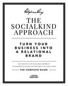 Couverture du livre « The SocialKind approach ; turn your business into a relational brand » de Delphine Lang aux éditions Lexitis