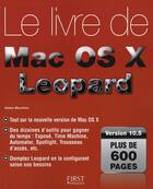 Couverture du livre « Livre de Mac os x 10.5 leopard » de Valery Marchive aux éditions First Interactive